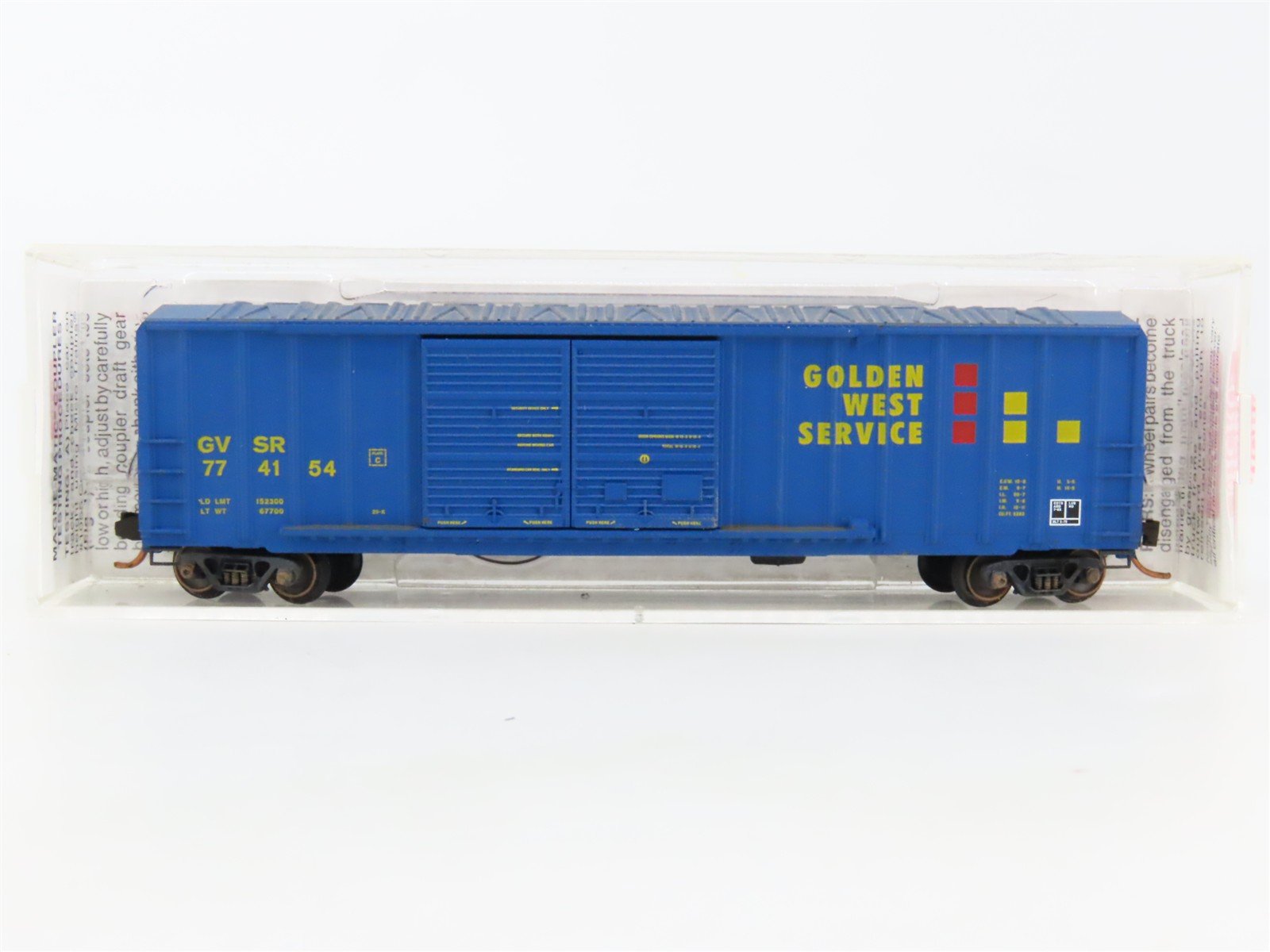 N Scale Micro-Trains MTL 30190 GVSR Golden West Service 50' Box Car #774154