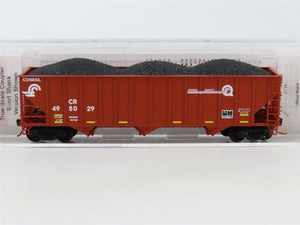 N Scale Micro-Trains MTL 10830322 CR Conrail 3-Bay Hopper #495029 w/ Load