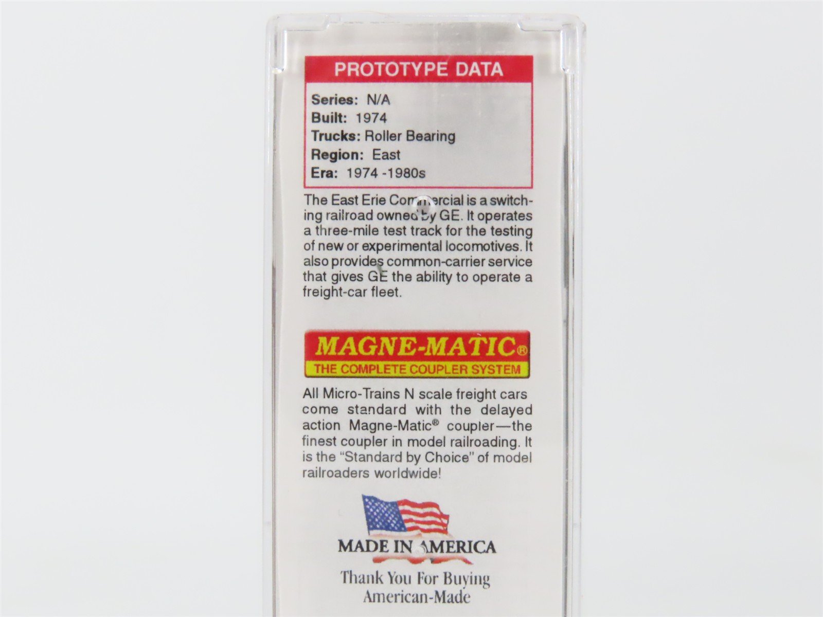N Scale Micro-Trains MTL 02552880 EEC 50' Box Car #3534 - 