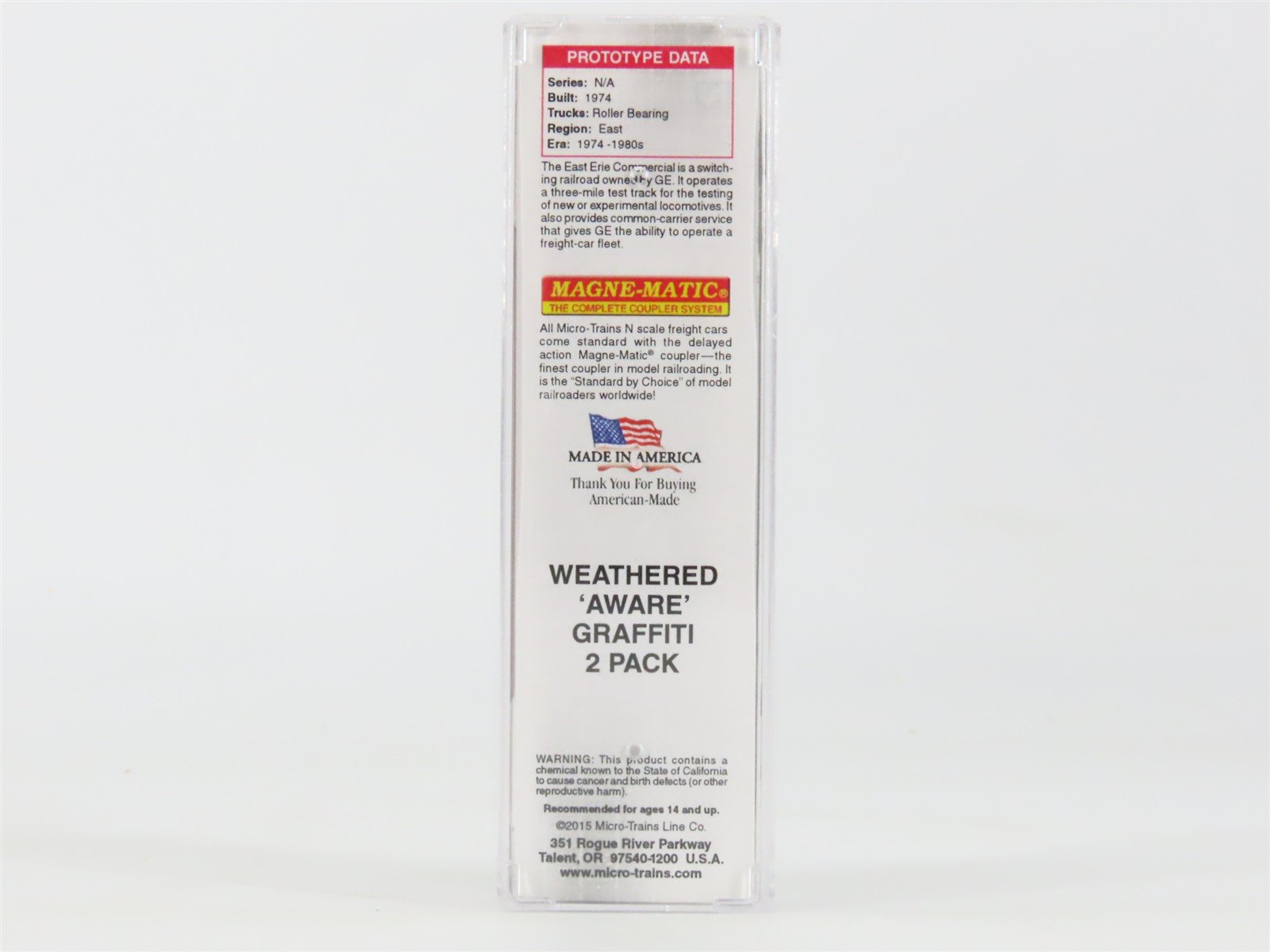 N Scale Micro-Trains MTL 02552880 EEC 50' Box Car #3534 - 