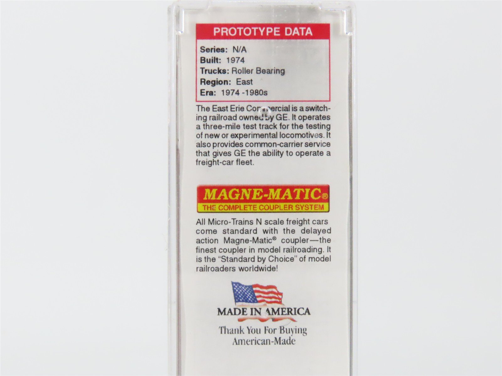 N Scale Micro-Trains MTL 02552880 EEC 50' Box Car #3534 - 