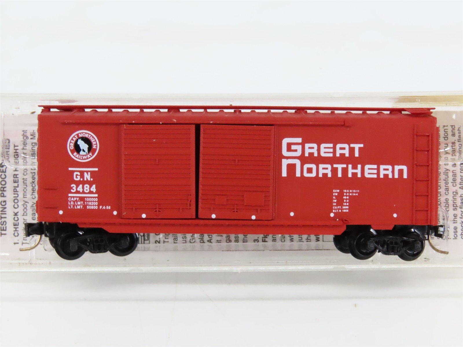 N Scale Micro-Trains MTL 23210 GN Great Northern "Circus Train" 40' Boxcar #3484