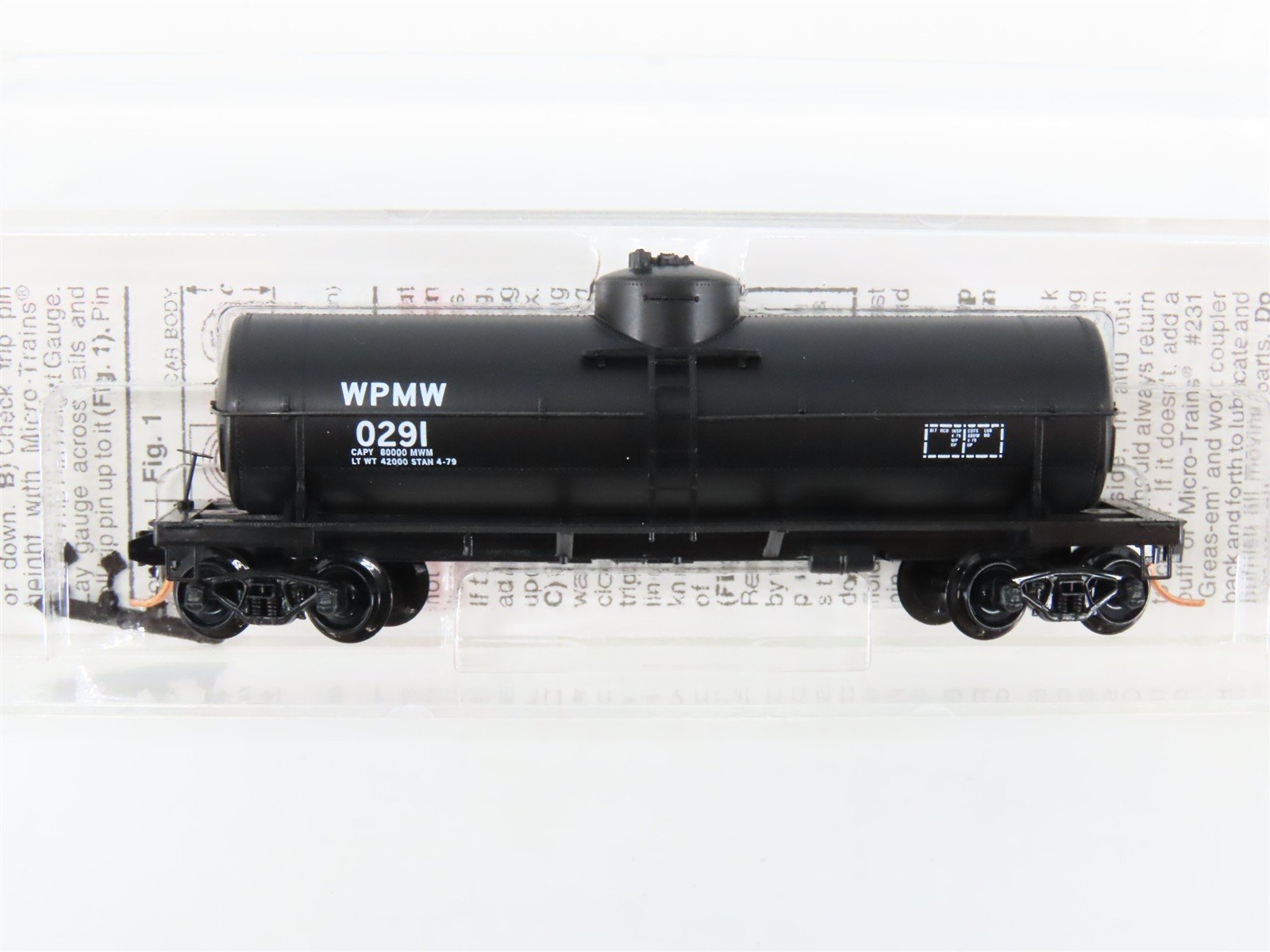 N Scale Micro-Trains MTL 65550 WPMW Western Pacific Single Dome Tank Car #0291