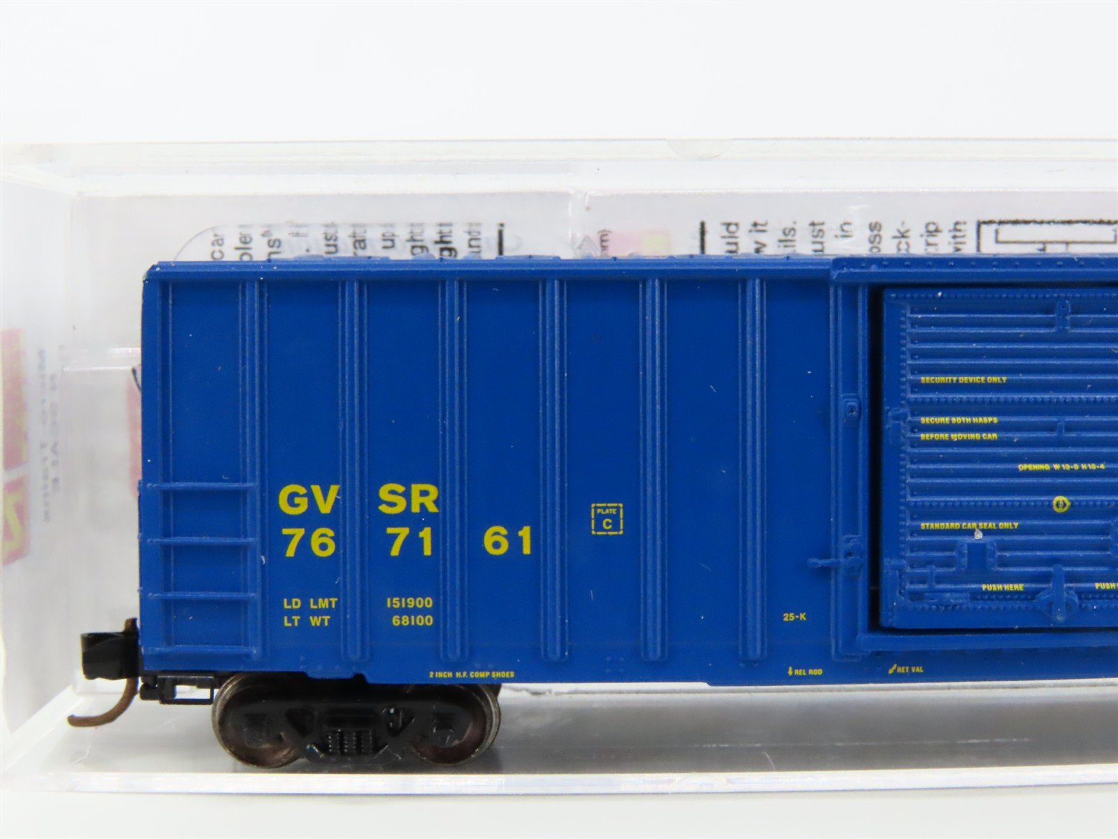 N Scale Micro-Trains GVSR Golden West Service 50' Single Door Box Car #767161