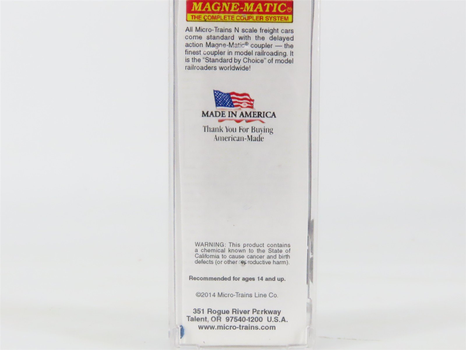 N Scale Micro-Trains GVSR Golden West Service 50' Single Door Box Car #767161
