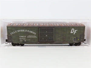 N Scale Micro-Trains MTL 18044430 GM&O 50' Box Car #55528 - Weathered