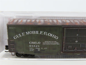 N Scale Micro-Trains MTL 18044430 GM&O 50' Box Car #55528 - Weathered