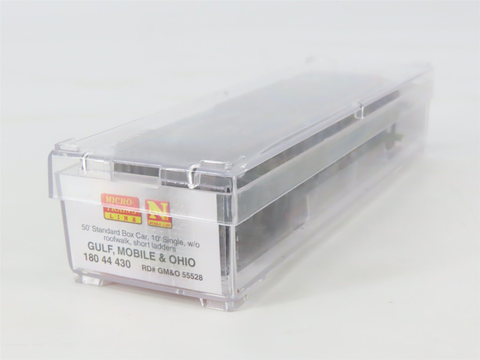 N Scale Micro-Trains MTL 18044430 GM&O 50' Box Car #55528 - Weathered