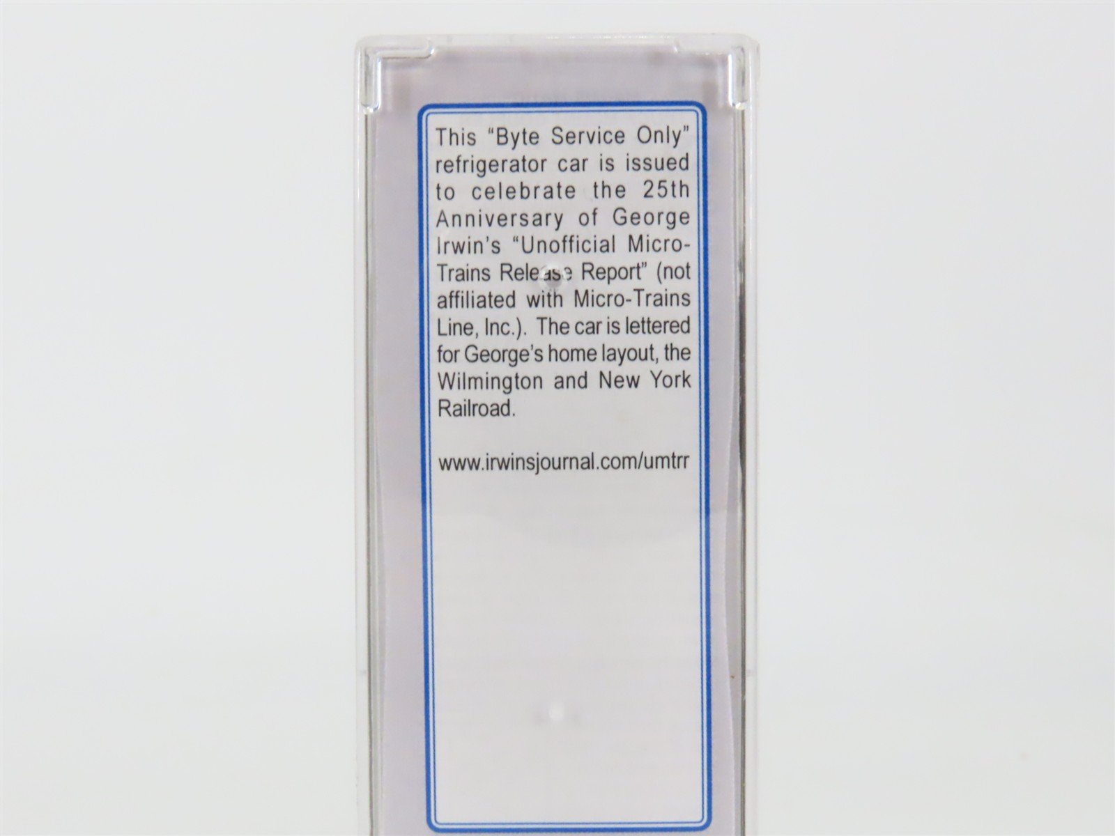 N Micro-Trains MTL 04991049 NSE 21-177 W&NY UMTRR Byte Service Only Reefer #2021