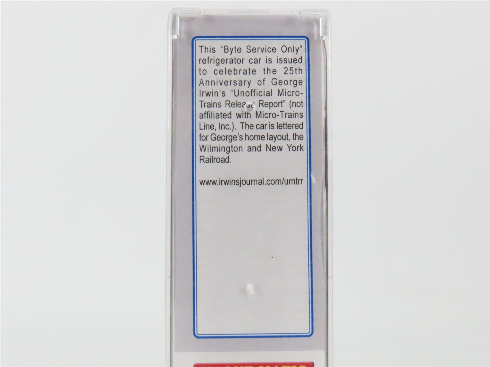 N Micro-Trains MTL 04991049 NSE 21-177 W&NY UMTRR Byte Service Only Reefer #2021