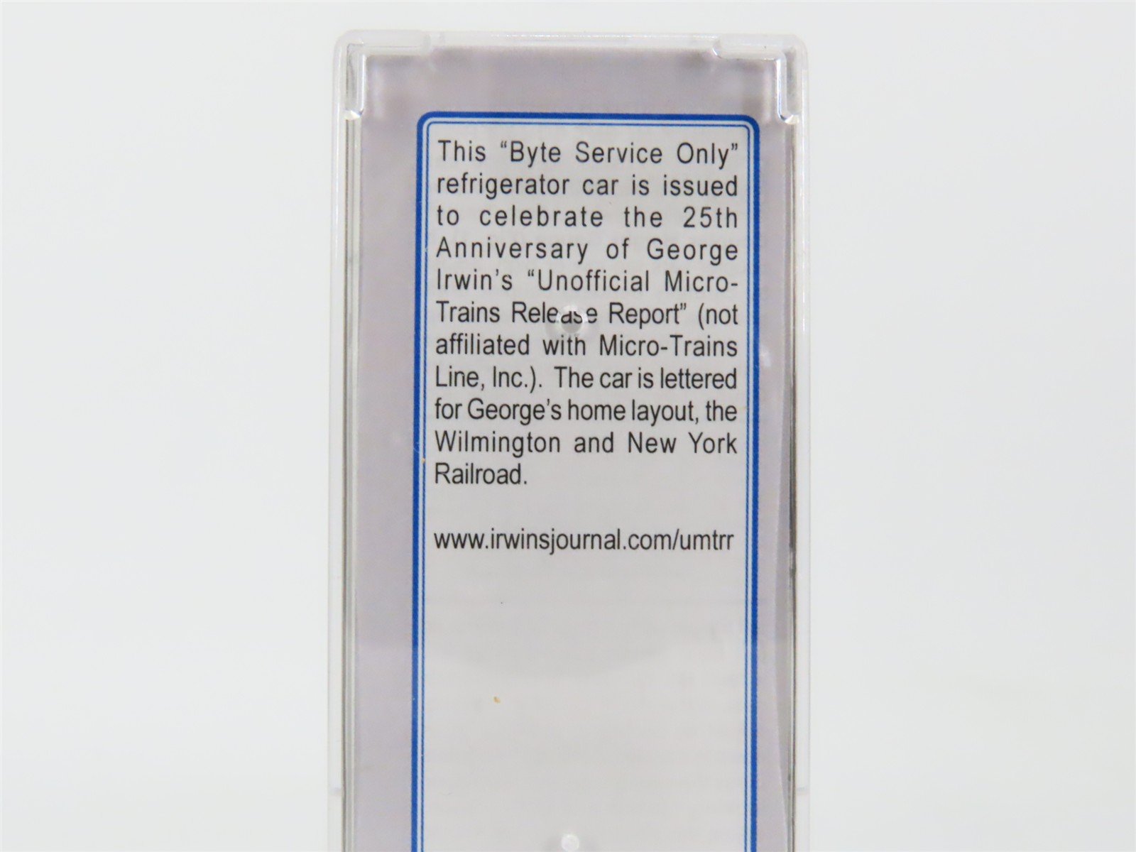 N Micro-Trains MTL 04991049 NSE 21-177 W&NY UMTRR Byte Service Only Reefer #2021
