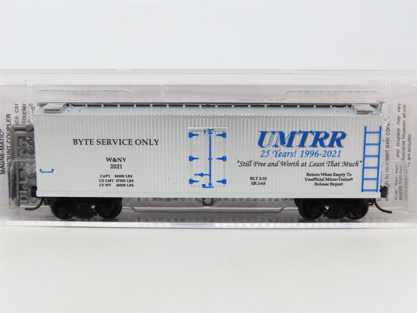 N Micro-Trains MTL 04991049 NSE 21-177 W&NY UMTRR Byte Service Only Reefer #2021