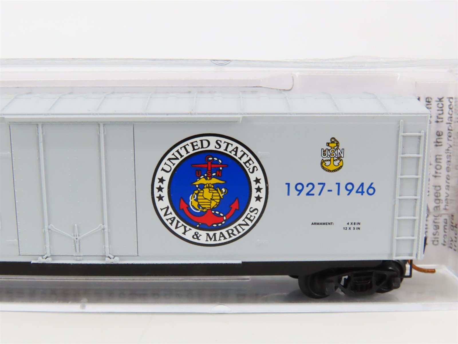 N Scale Micro-Trains MTL 03800409 Navy Series #9 USS Saratoga 50' Box Car #CV-3