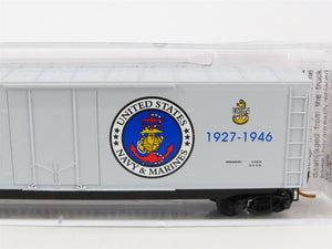 N Scale Micro-Trains MTL 03800409 Navy Series #9 USS Saratoga 50' Box Car #CV-3
