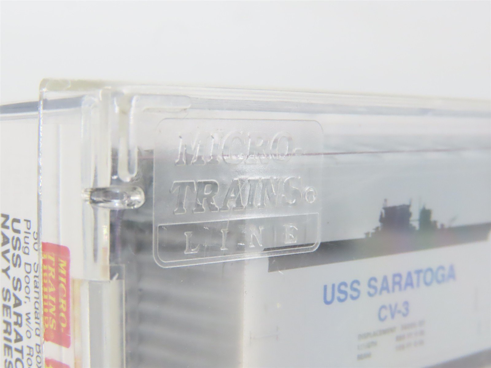 N Scale Micro-Trains MTL 03800409 Navy Series #9 USS Saratoga 50' Box Car #CV-3
