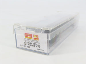 N Scale Micro-Trains MTL 03800409 Navy Series #9 USS Saratoga 50' Box Car #CV-3