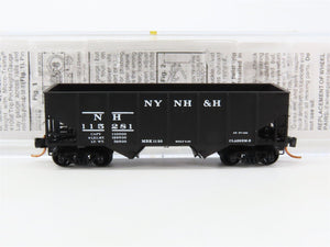 N Scale Micro-Trains MTL Special Run NYNH&H New Haven 2-Bay Open Hopper #115281