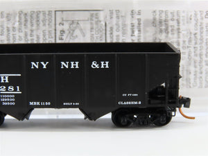 N Scale Micro-Trains MTL Special Run NYNH&H New Haven 2-Bay Open Hopper #115281