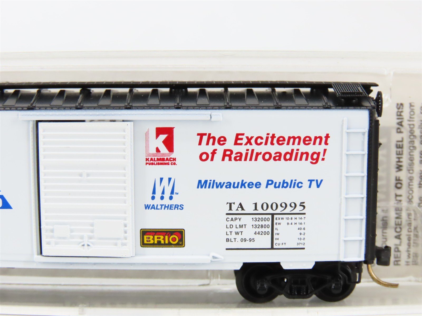 N Scale Micro-Trains MTL Special Run TA Tracks Ahead 40' Box Car #100995