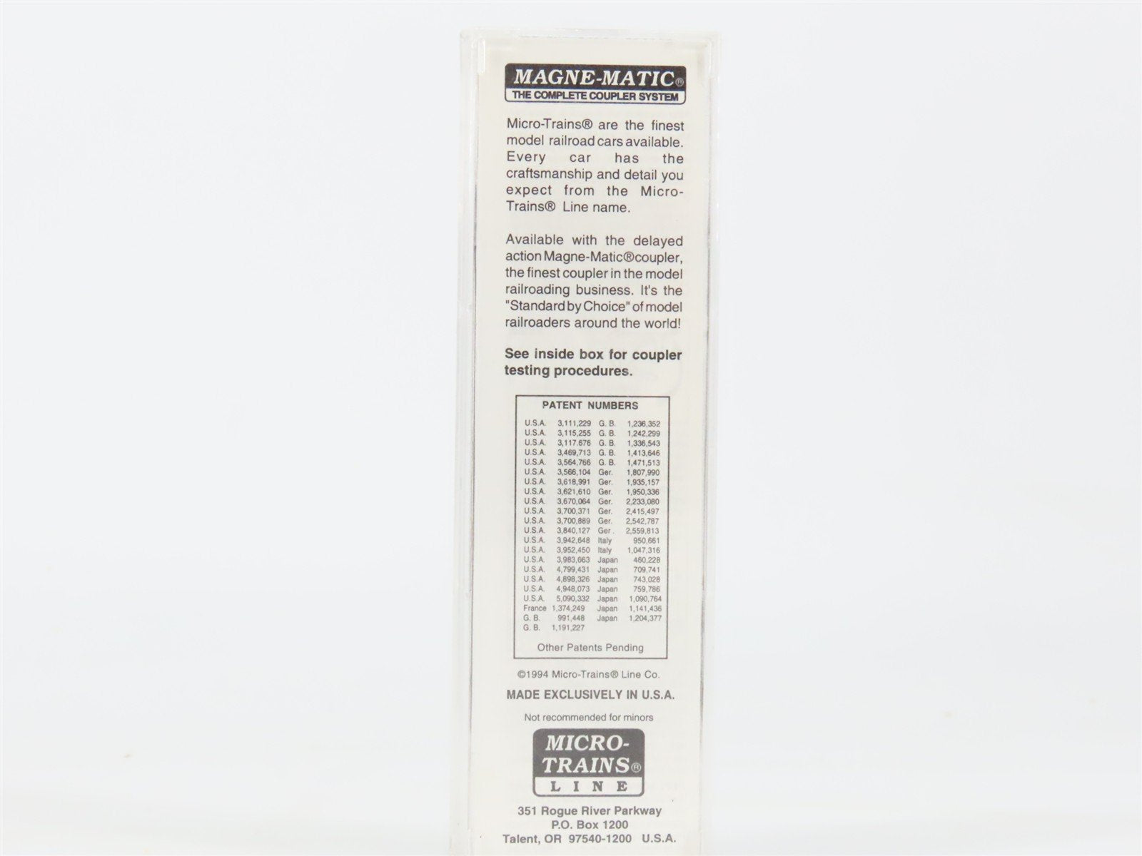 N Scale Micro-Trains MTL Special Run TA Tracks Ahead 40' Box Car #100995