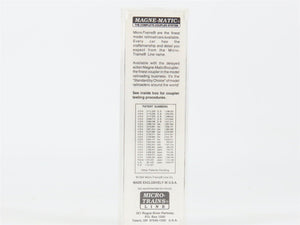 N Scale Micro-Trains MTL Special Run TA Tracks Ahead 40' Box Car #100995