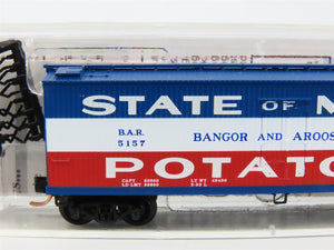 N Scale Micro-Trains MTL NSC 5-04 BAR State Of Maine 40' Wood Reefer #5157