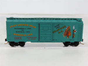 N Scale Micro-Trains MTL Special Run CAS Chad Andrew Shaw Memorial Box Car #8