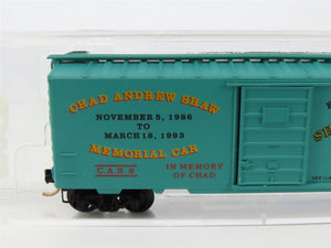 N Scale Micro-Trains MTL Special Run CAS Chad Andrew Shaw Memorial Box Car #8