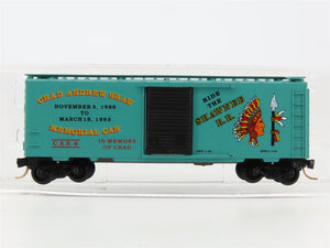 N Scale Micro-Trains MTL Special Run CAS Chad Andrew Shaw Memorial Box Car #8