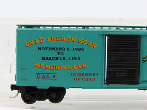 N Scale Micro-Trains MTL Special Run CAS Chad Andrew Shaw Memorial Box Car #8