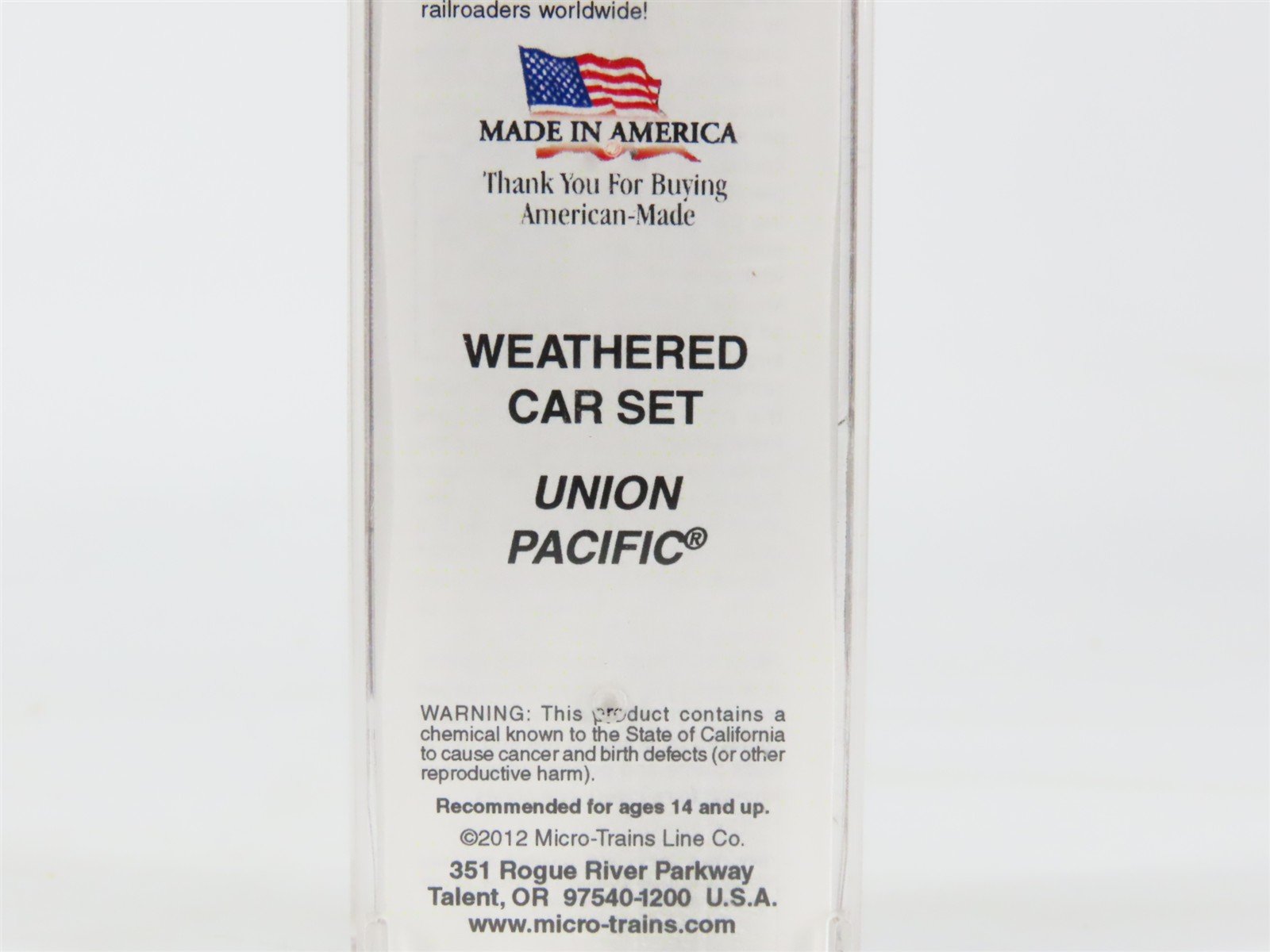 N Scale Micro-Trains MTL 02050297 UP Union Pacific 40' Box Car #193434 Weathered