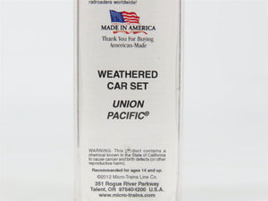 N Scale Micro-Trains MTL 02050297 UP Union Pacific 40' Box Car #193434 Weathered