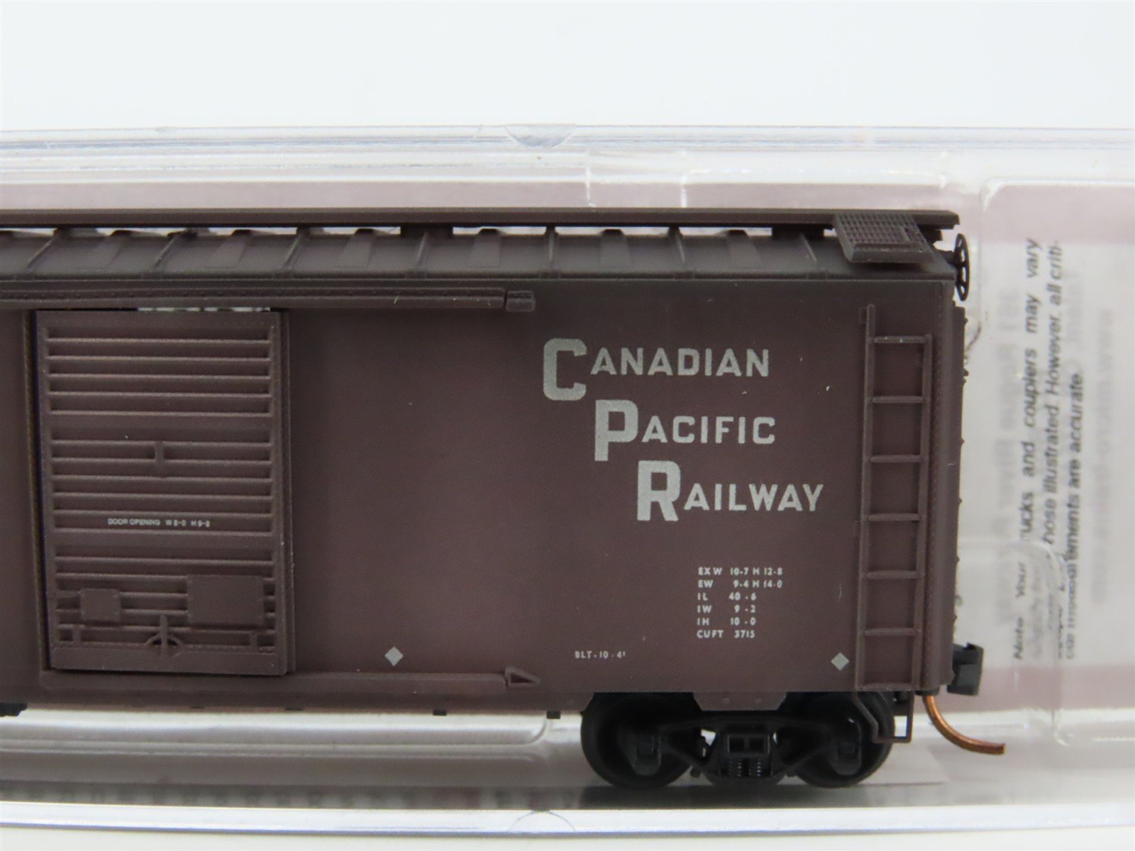 N Scale Micro-Trains MTL 02093259 PWRS NSE 17-188 CP Box Car #111745 - Weathered