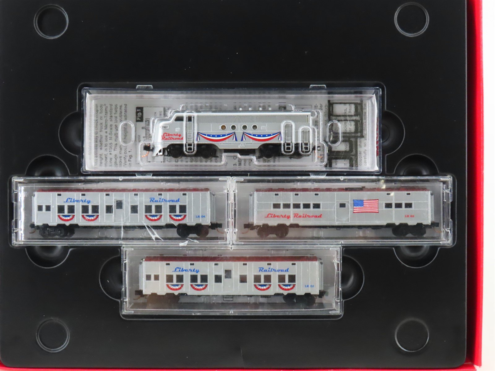 N Scale Micro-Trains MTL 99321030 Liberty Railroad EMD FTA Diesel Train Set