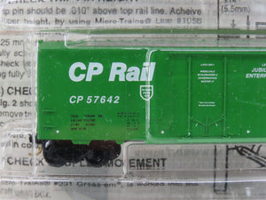 N Scale Micro-Trains MTL CP Rail / Jubilee Rose 40' Plug Door Box Cars 3-Pack #1