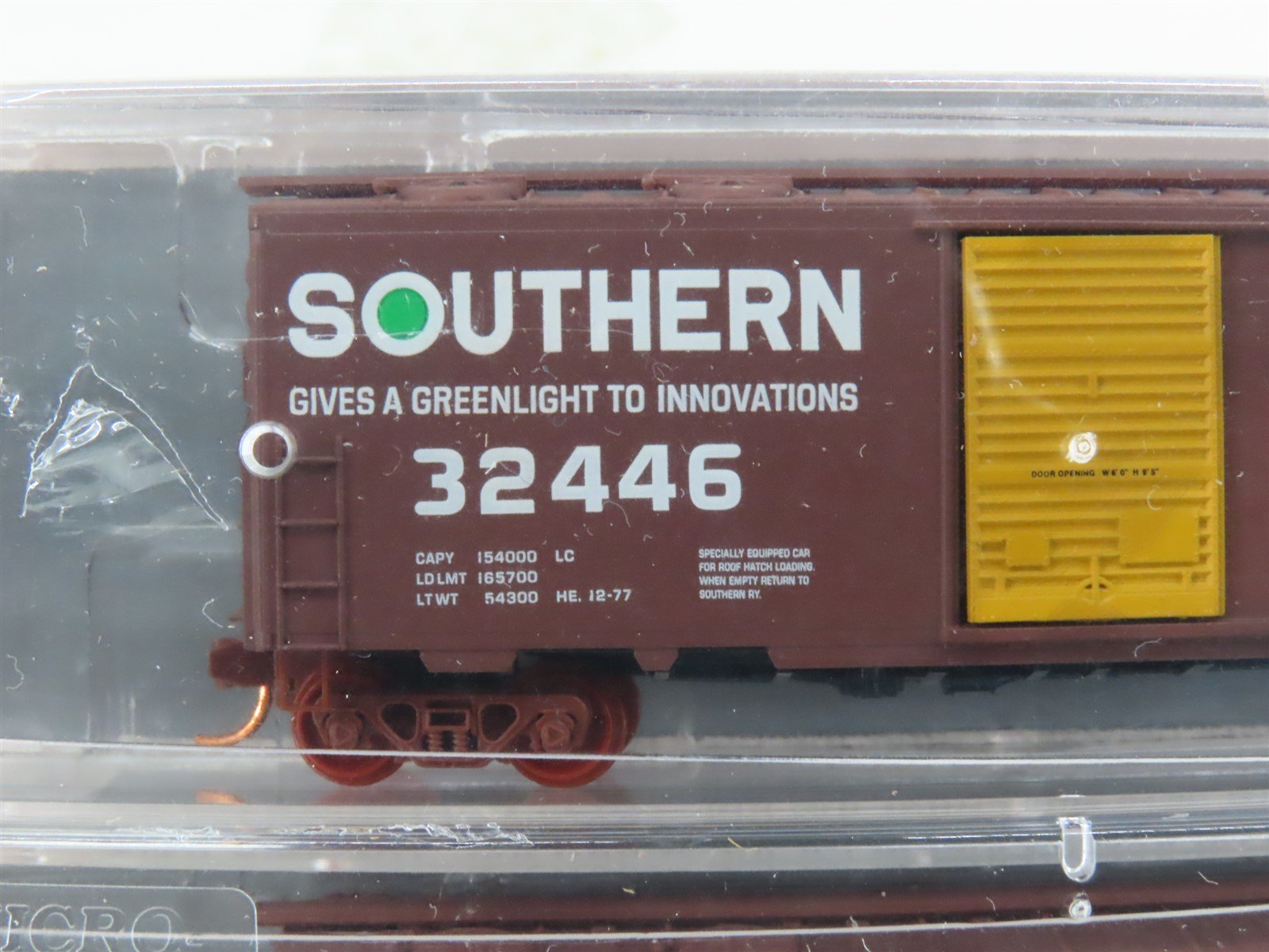 N Micro-Trains MTL NSE 14-51 SOU Southern Green Light 40' Box Cars 2-Pack