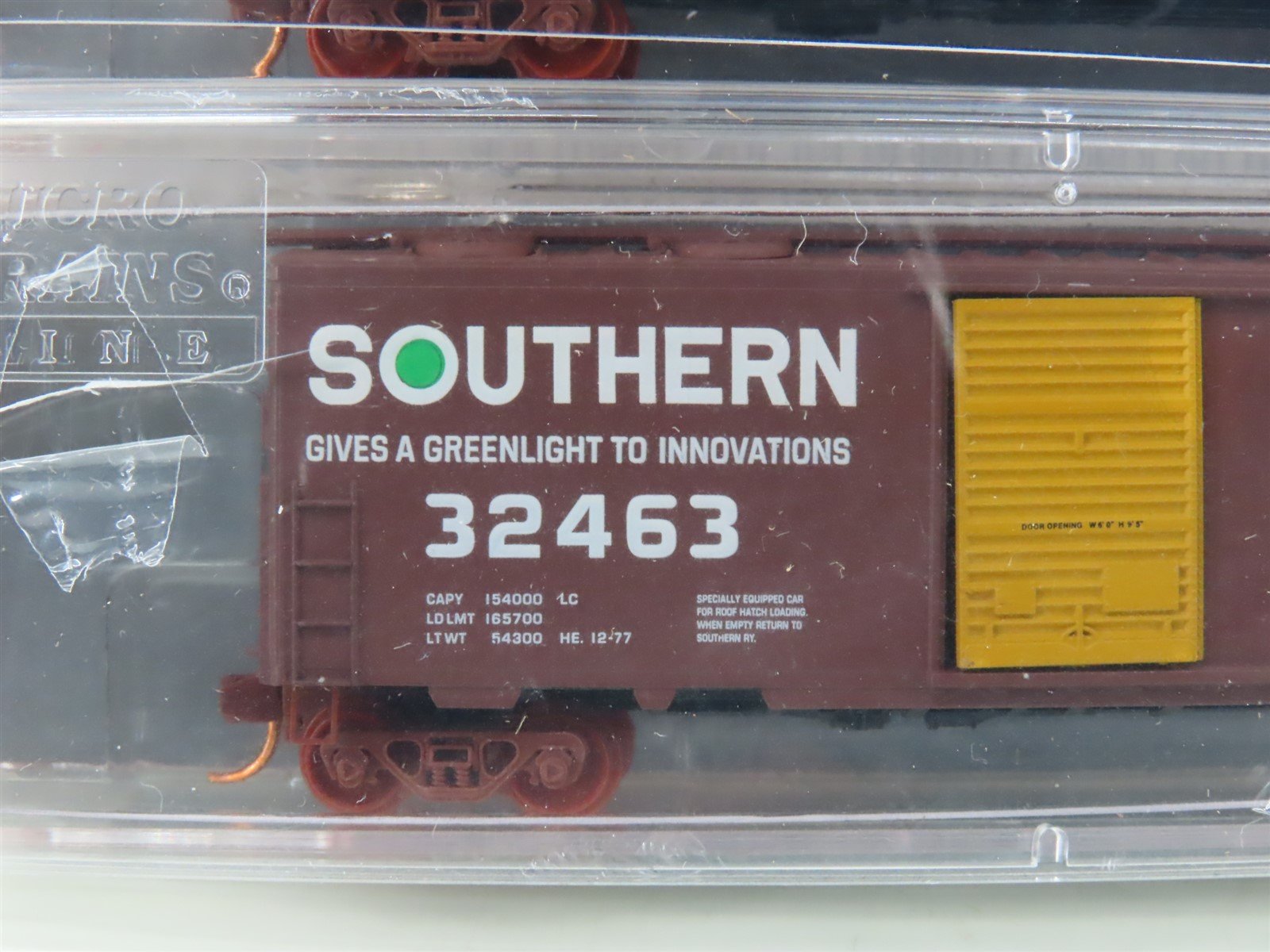 N Micro-Trains MTL NSE 14-51 SOU Southern Green Light 40' Box Cars 2-Pack