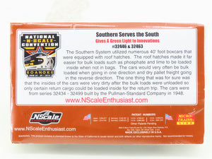 N Micro-Trains MTL NSE 14-51 SOU Southern Green Light 40' Box Cars 2-Pack