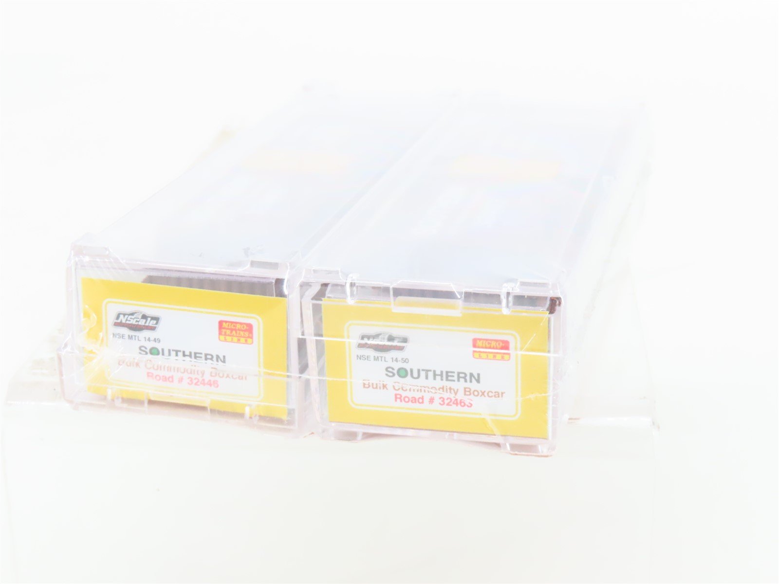 N Micro-Trains MTL NSE 14-51 SOU Southern Green Light 40' Box Cars 2-Pack SEALED