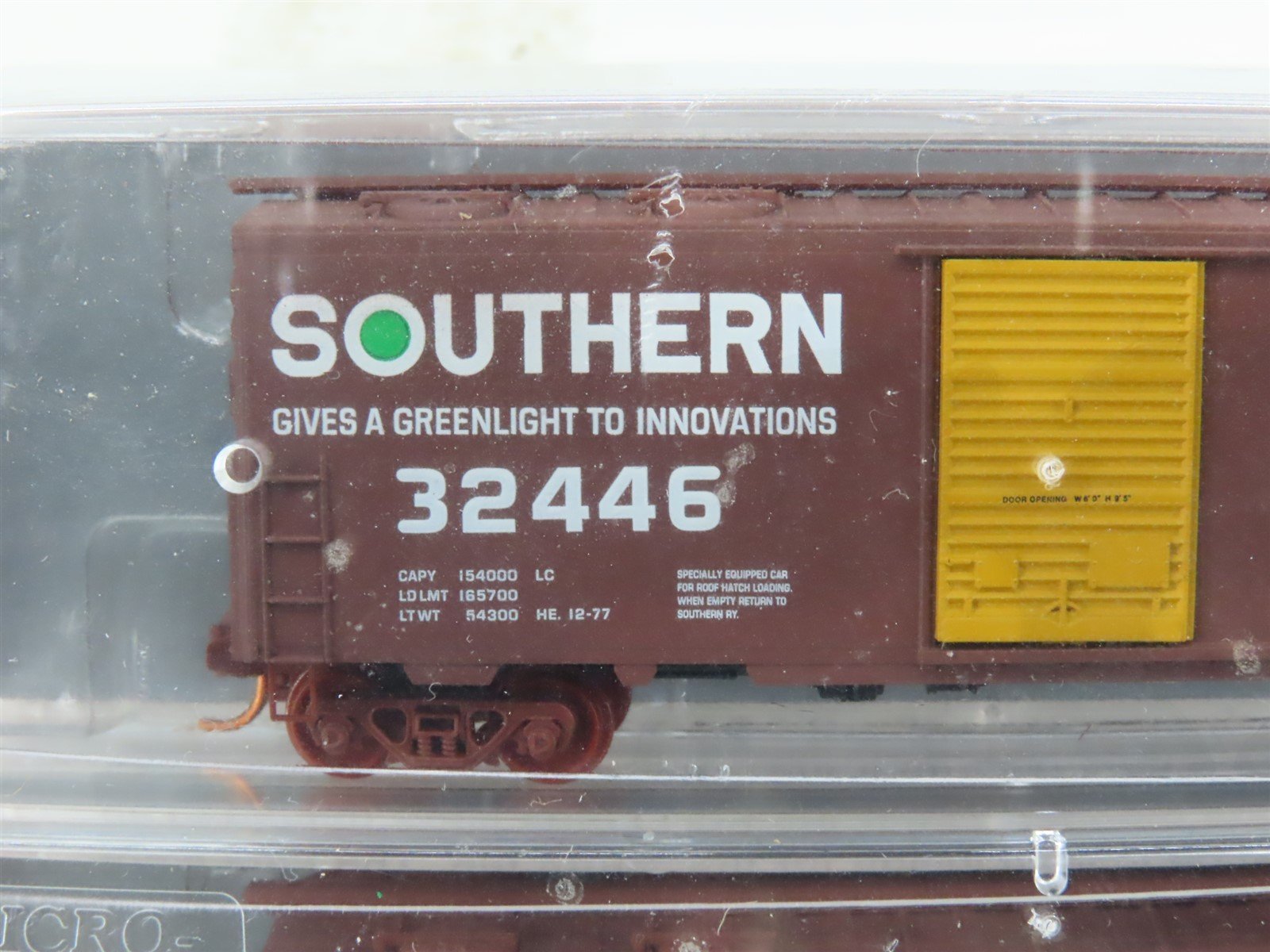 N Micro-Trains MTL NSE 14-51 SOU Southern Green Light 40' Box Cars 2-Pack SEALED