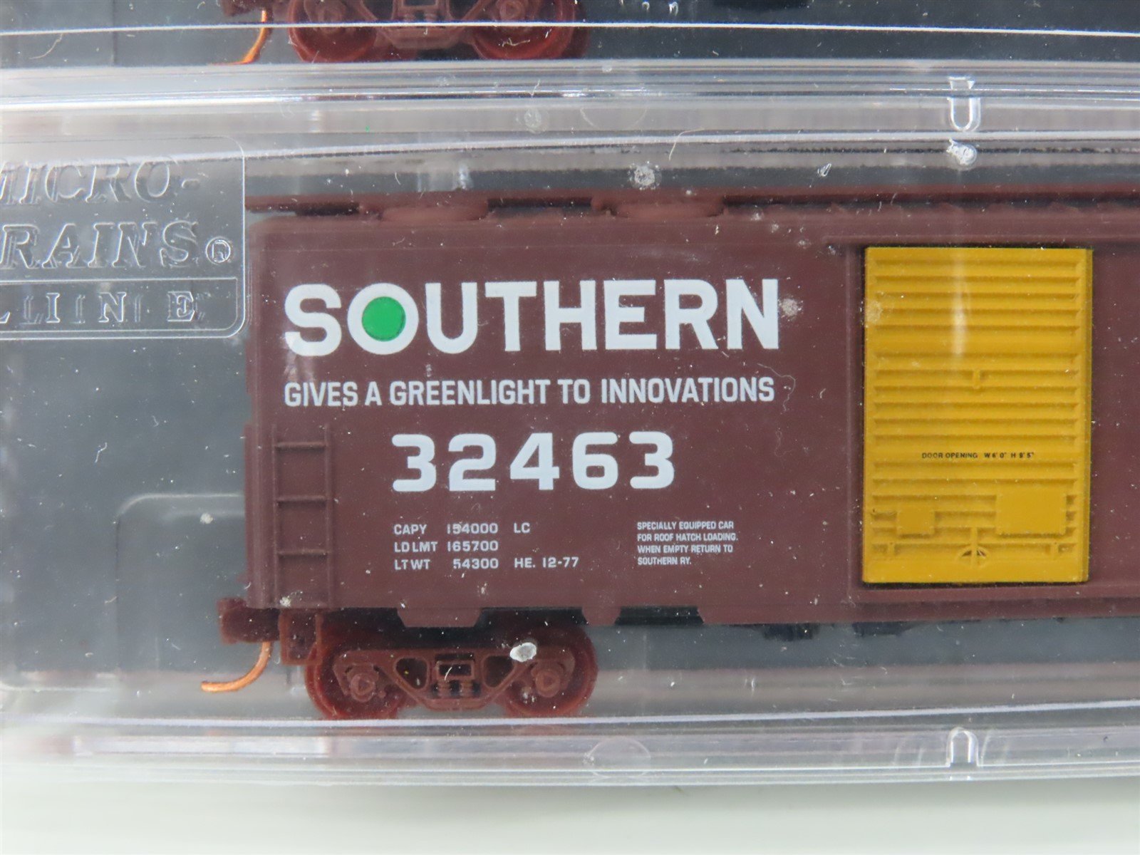N Micro-Trains MTL NSE 14-51 SOU Southern Green Light 40' Box Cars 2-Pack SEALED