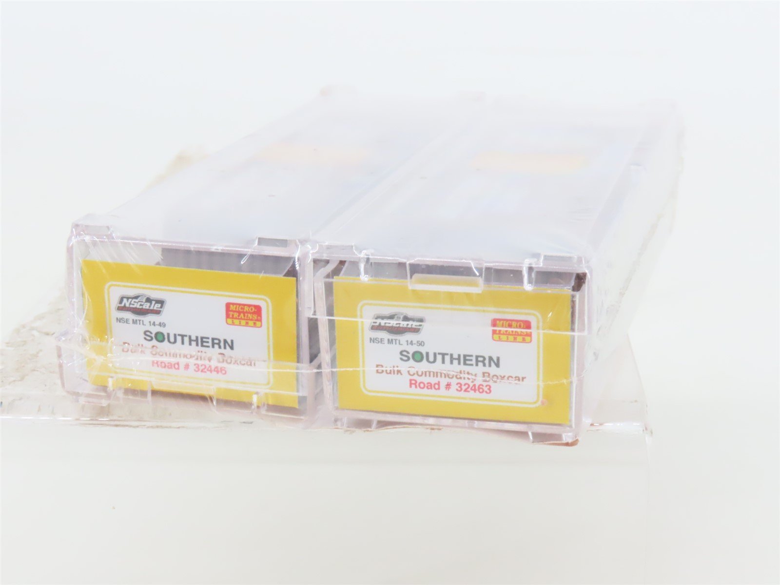 N Micro-Trains MTL NSE 14-51 SOU Southern Green Light 40' Box Cars 2-Pack SEALED