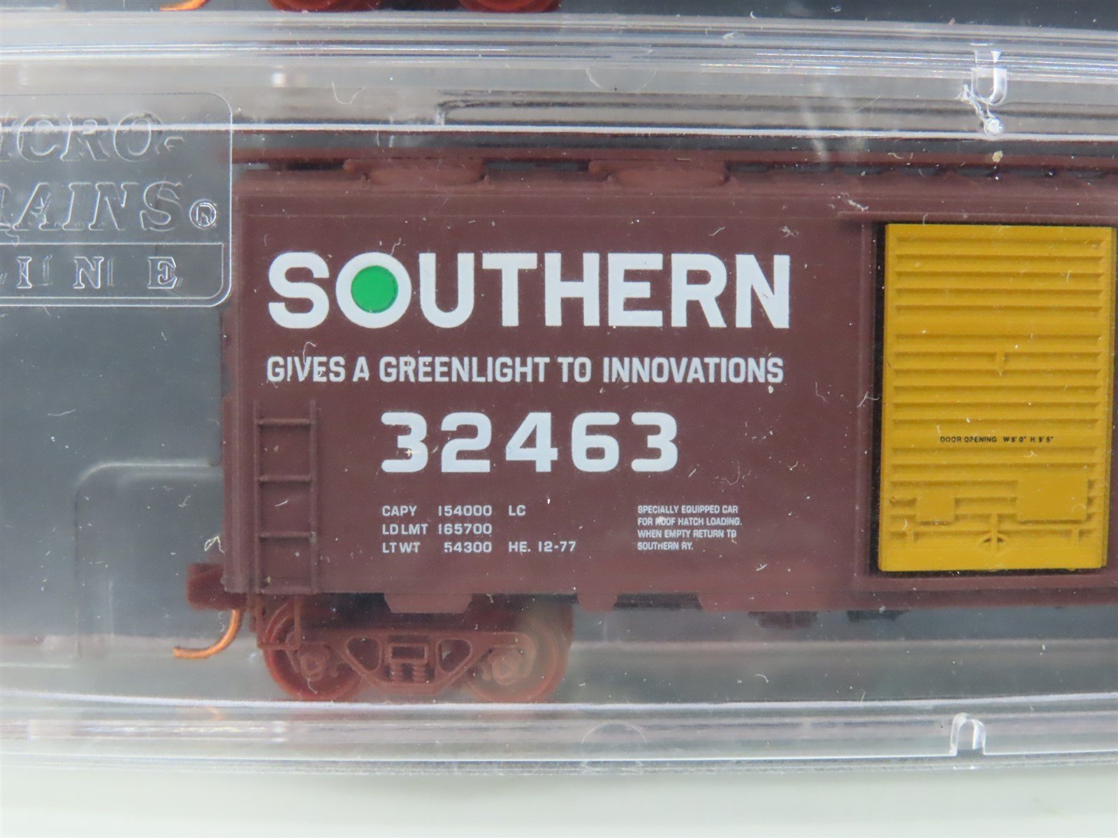 N Micro-Trains MTL NSE 14-51 SOU Southern Green Light 40' Box Cars 2-Pack SEALED