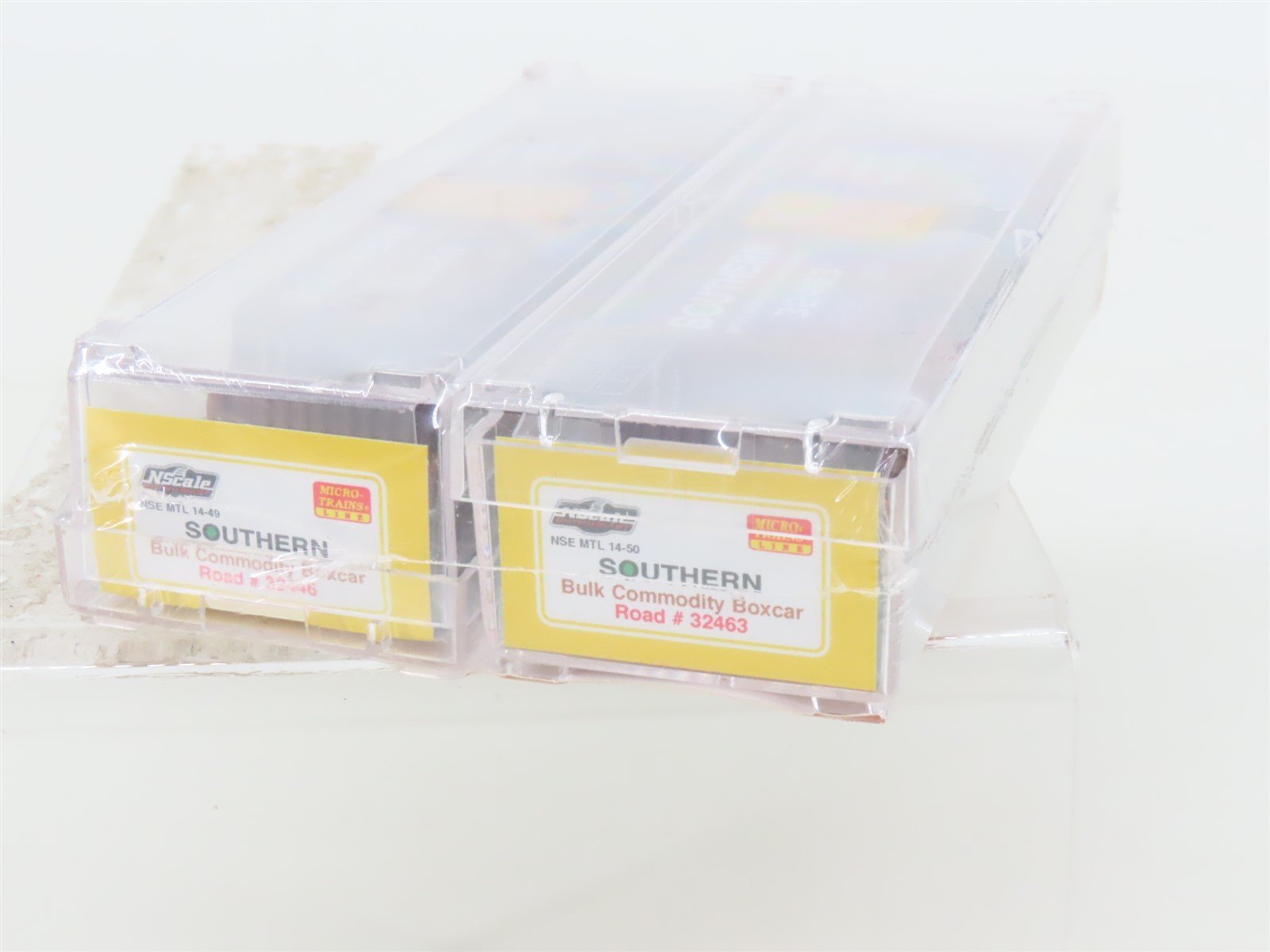 N Micro-Trains MTL NSE 14-51 SOU Southern Green Light 40' Box Cars 2-Pack SEALED