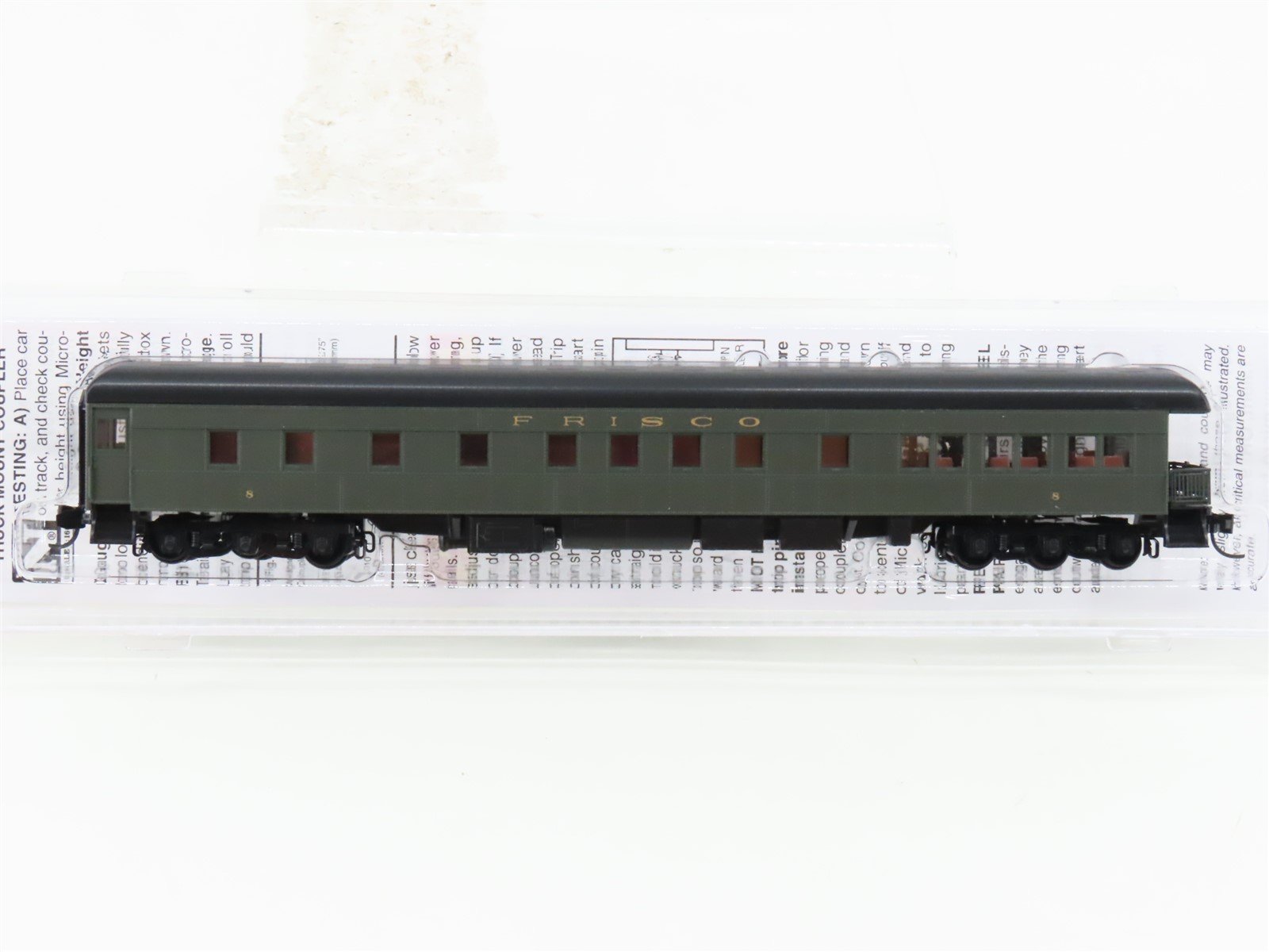 N Micro-Trains MTL 14451580 SLSF Frisco 83' Heavyweight Observation Passenger #8