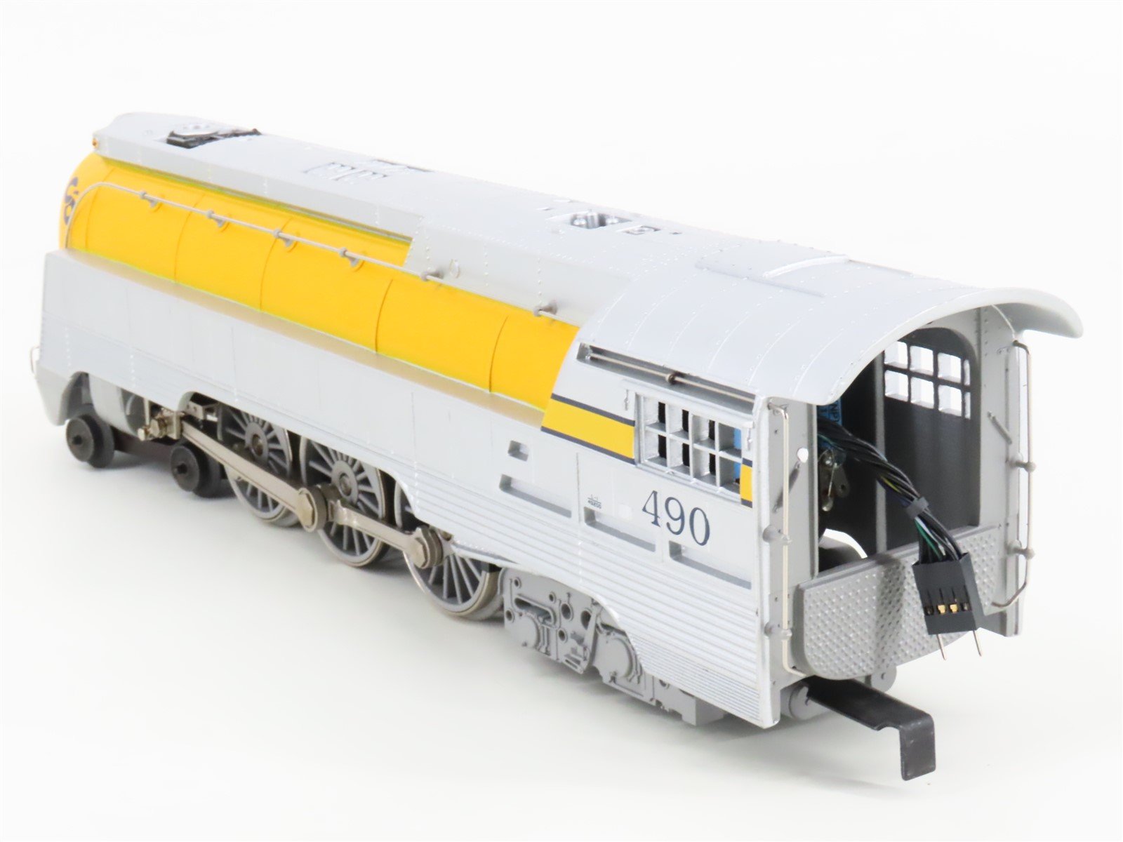 O 3-Rail Lionel Semi-Scale 6-18043 C&O 4-6-4 Hudson Steam #490 w/ TMCC & Sound