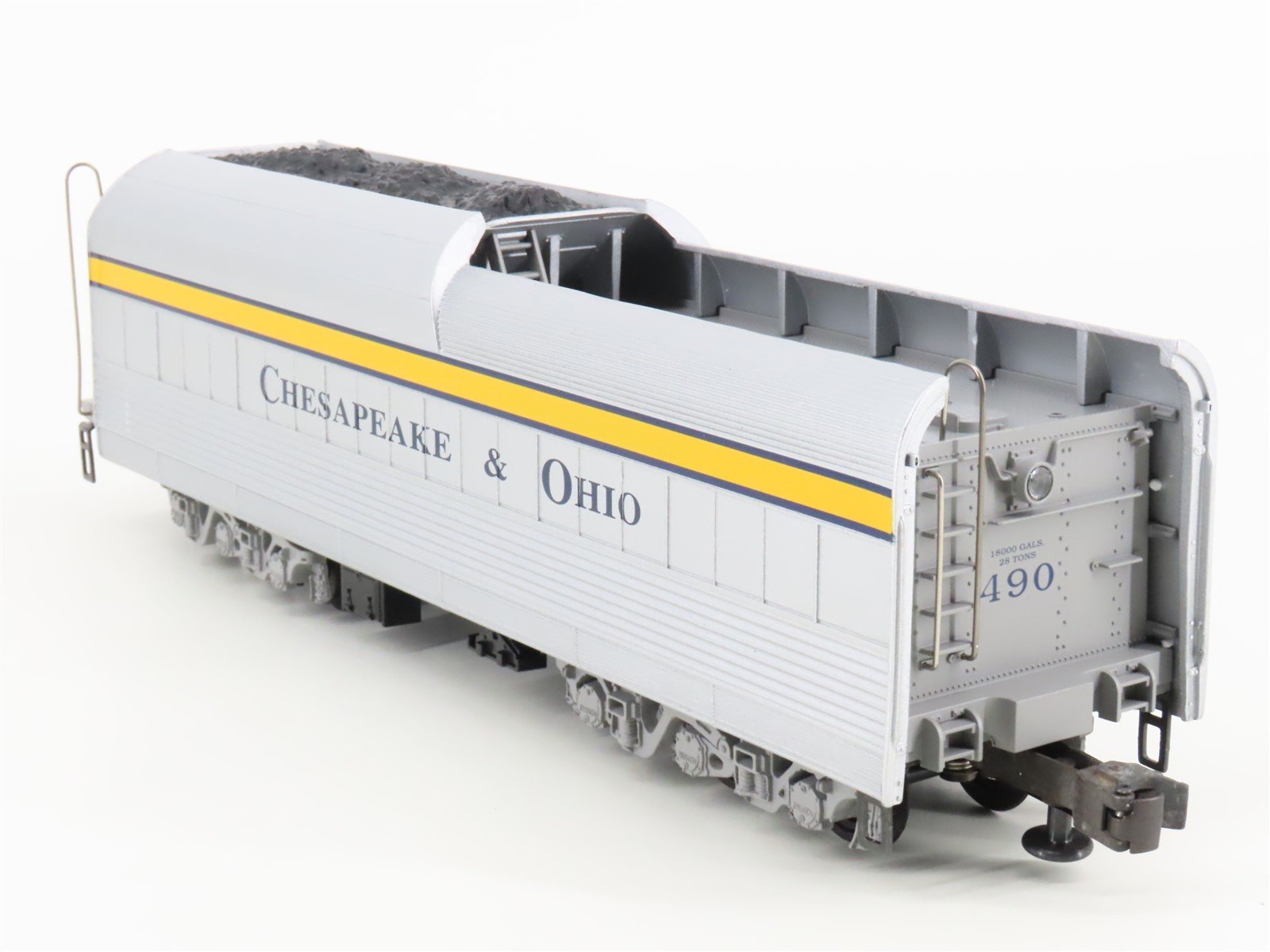 O 3-Rail Lionel Semi-Scale 6-18043 C&O 4-6-4 Hudson Steam #490 w/ TMCC & Sound