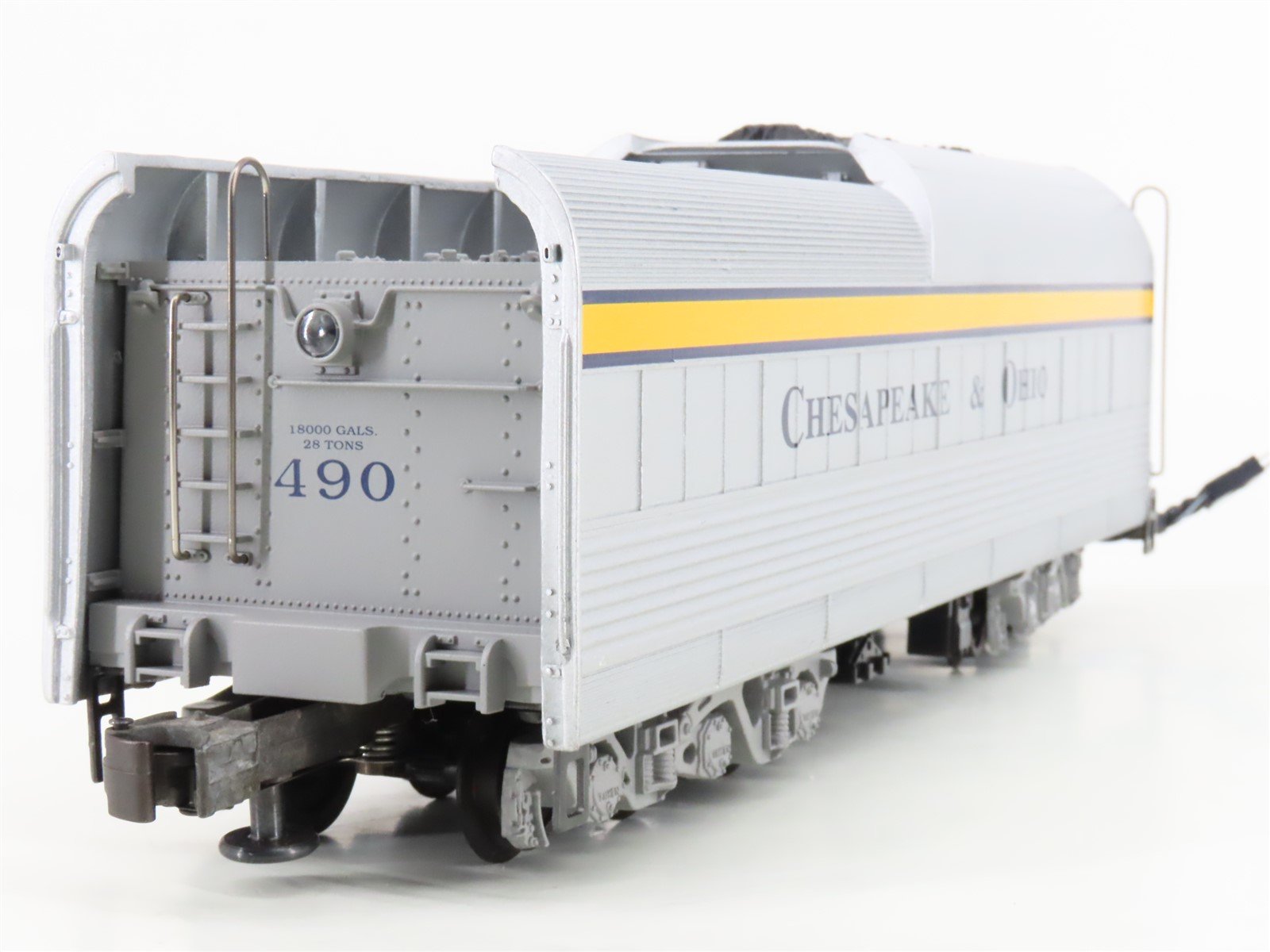 O 3-Rail Lionel Semi-Scale 6-18043 C&O 4-6-4 Hudson Steam #490 w/ TMCC & Sound