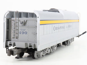 O 3-Rail Lionel Semi-Scale 6-18043 C&O 4-6-4 Hudson Steam #490 w/ TMCC & Sound