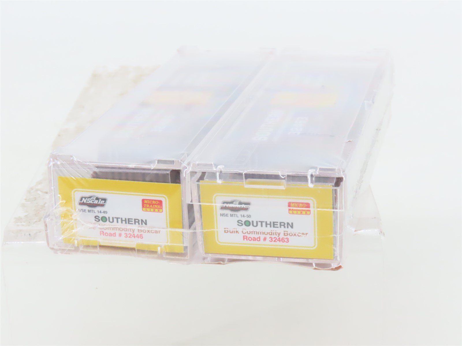 N Micro-Trains MTL NSE 14-51 SOU Southern Green Light 40' Box Cars 2-Pack SEALED